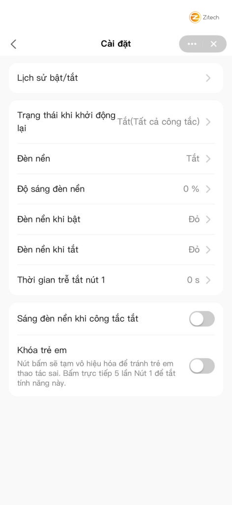 Công tắc cảm ứng 1 nút – ZLUX-ZA1
