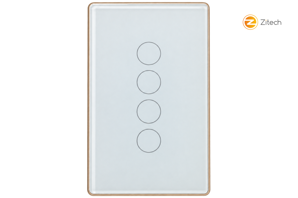 Công tắc cảm ứng 4 nút – ZLUX-ZA4