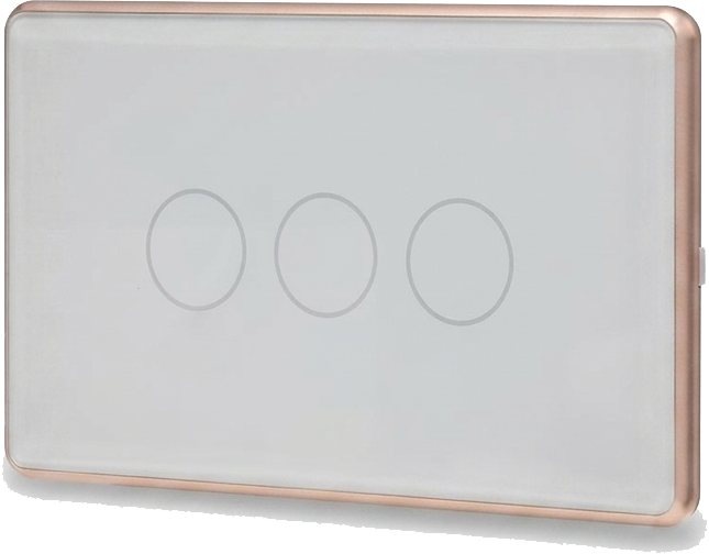 Công tắc cảm ứng 3 nút Zigbee – ZLUX-ZA3